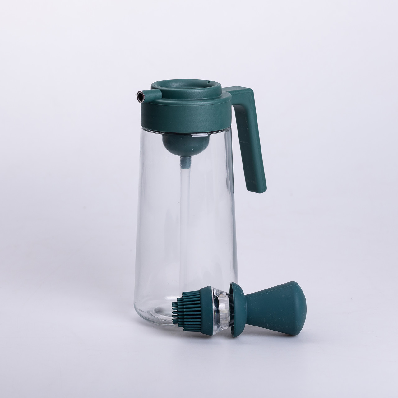 Пляшка для олії з дозатором 550 мл скляна пляшка для оливкової та соняшникової олії