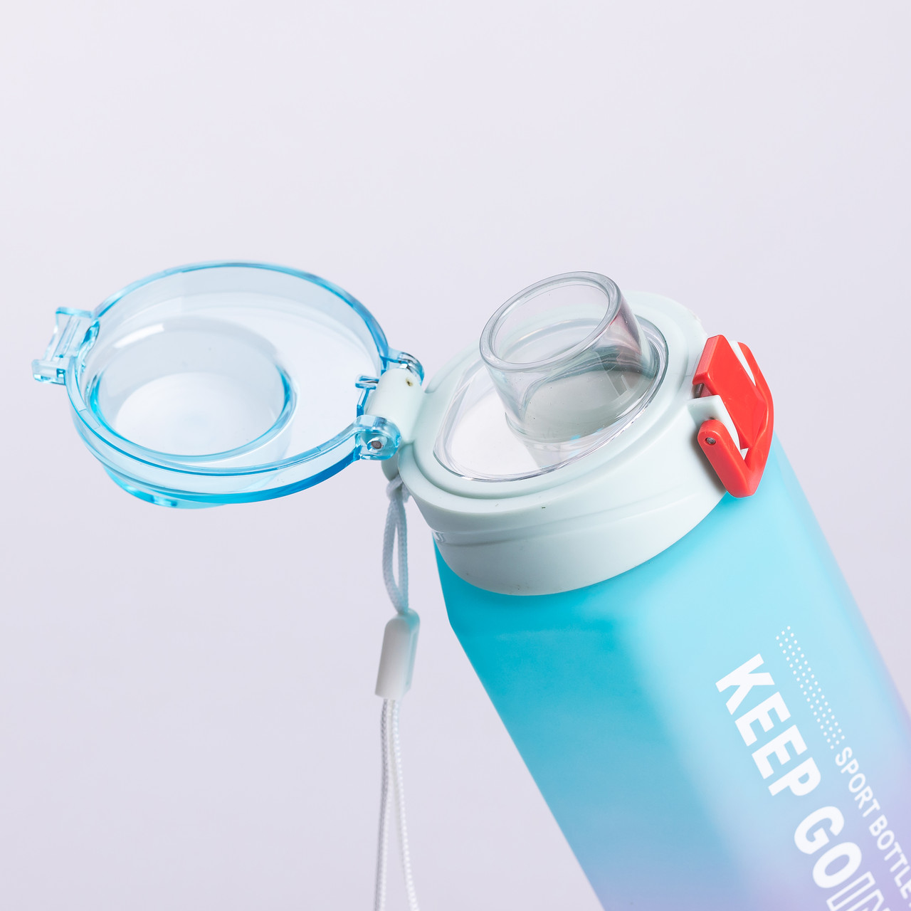 Пляшка для Пляшка для води 650 мл пляшечка з поїлкою для спорту та школи 23 см Keep GoingHP-14-47TU