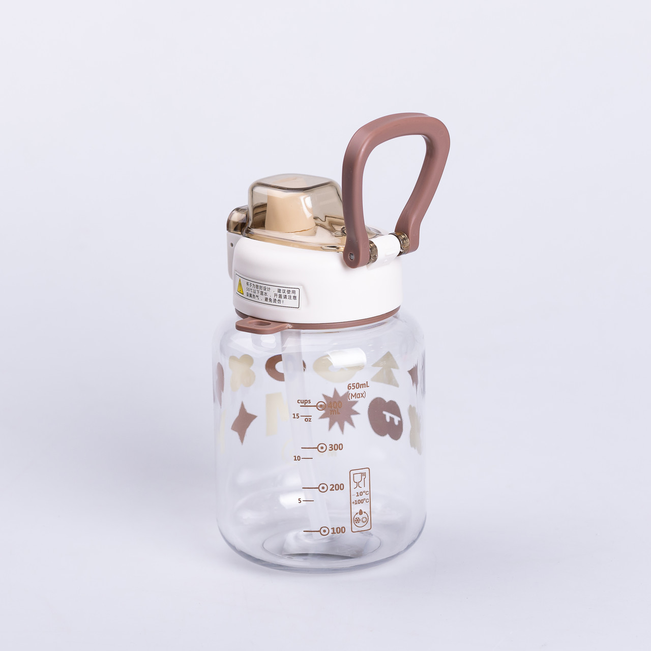 Пляшка для води дитяча 650 мл на ремінці пляшечка з трубочкою для дитини для спорту і школи Water bottle