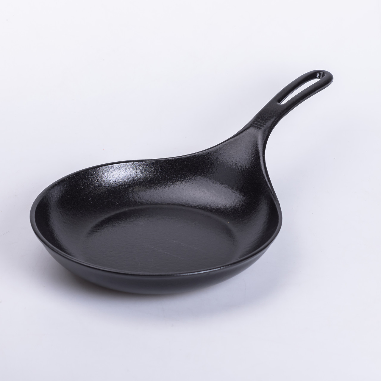 Чавунна сковорода з силіконовою ручкою Ø21 см для електричної та газової плити 500 мл