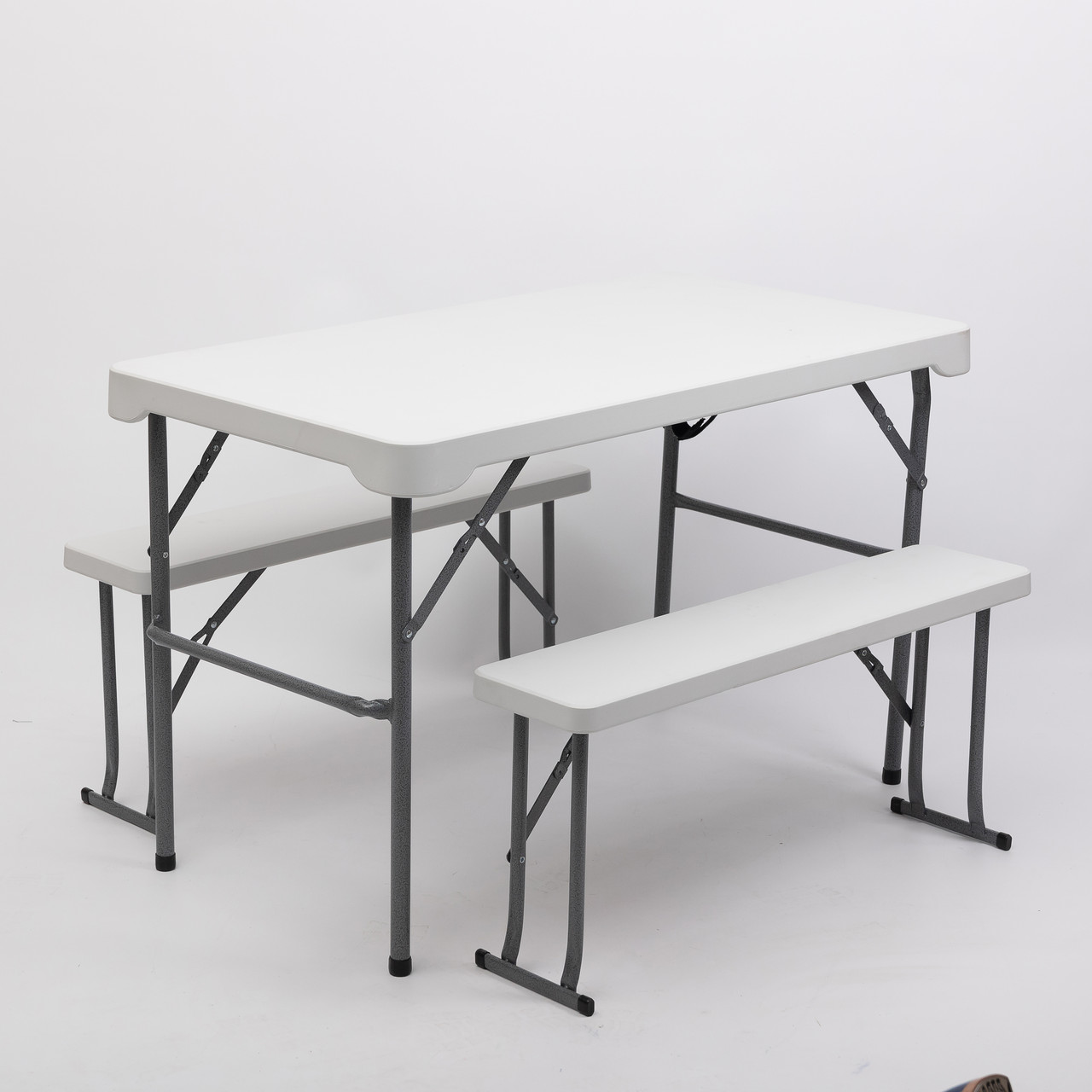 Комплект туристичних меблів стіл + лавочки для пікніка меблі для відпочинку на природі