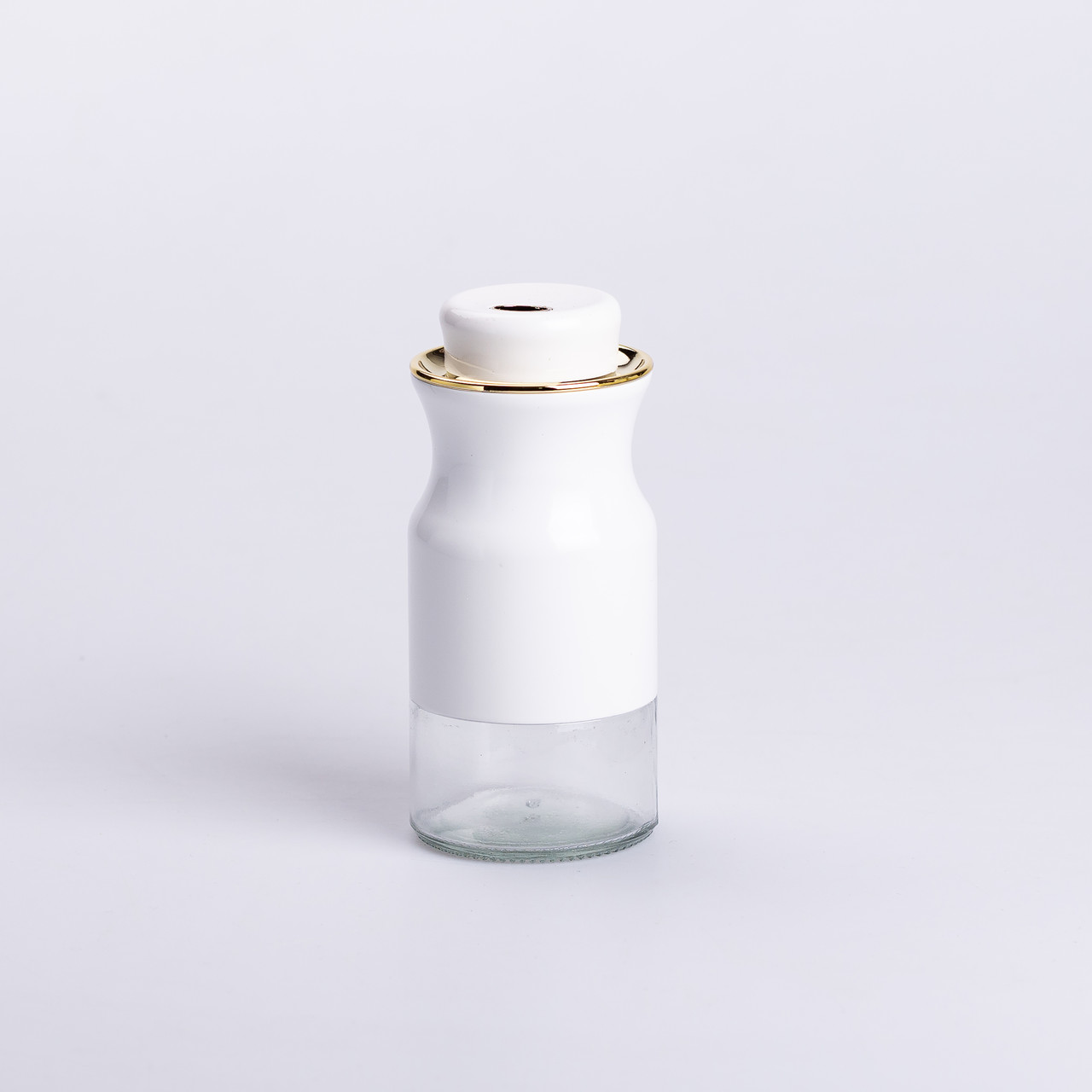 Набір для спецій на підставці з пляшками для олії та оцту 8 предметів Білий