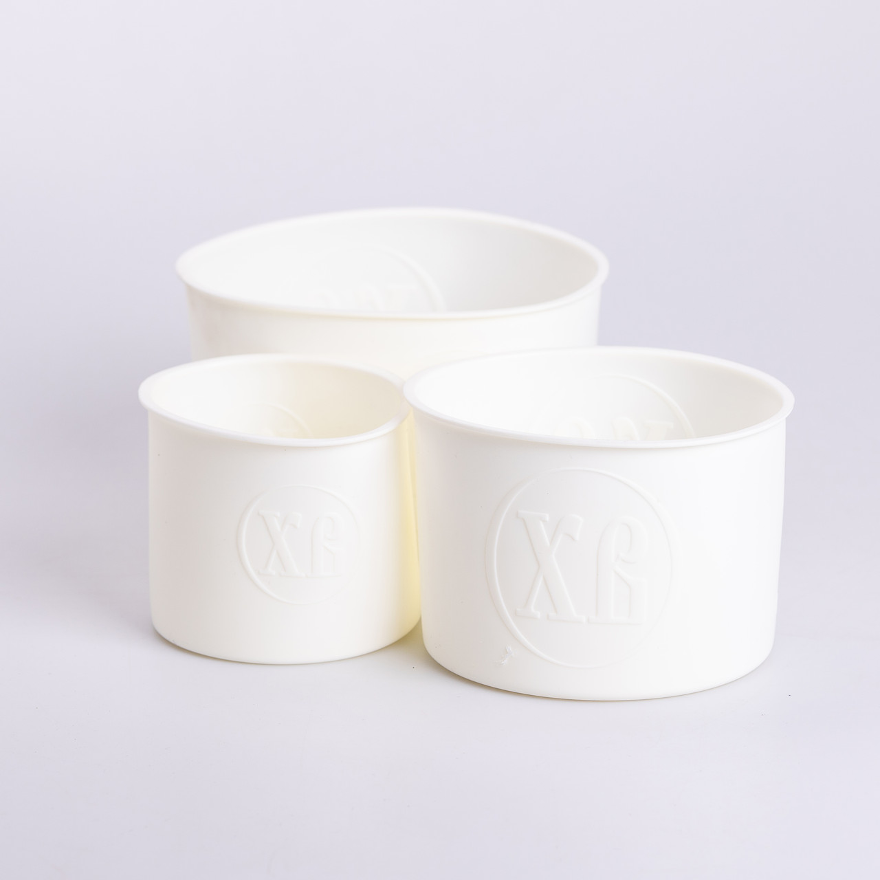 Набір форм для випічки паски силіконові 3 шт 1.7 л, 1 л, 0.6 л форми для паски Білі