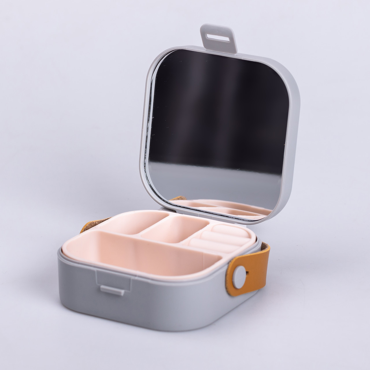 Скринька для прикрас 9×9×3.8 см міні органайзер для ювелірних виробів