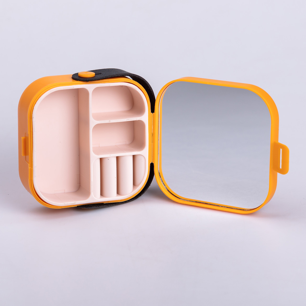 Скринька для прикрас 9×9×3.8 см міні органайзер для ювелірних виробів