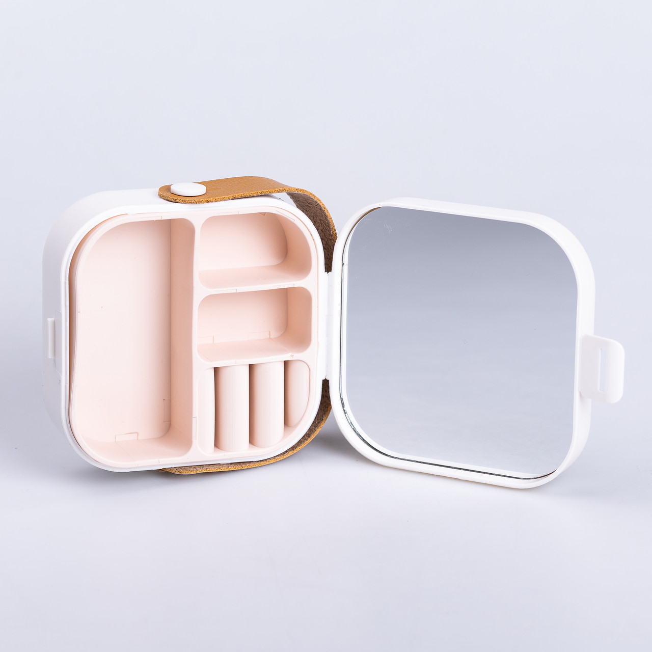 Скринька для прикрас 9×9×3.8 см міні органайзер для ювелірних виробів