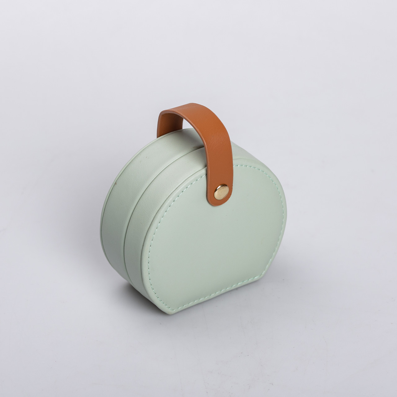 Скринька для прикрас з еко шкіри 10×9×4.5 см органайзер для ювелірних виробів