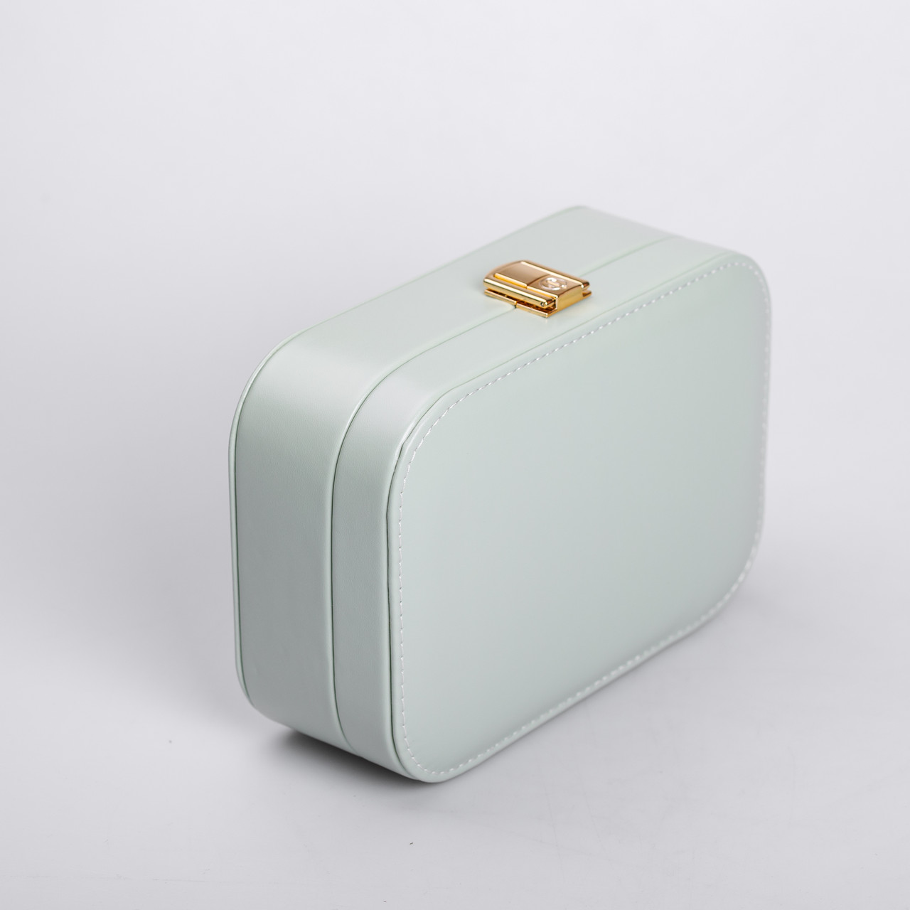 Скринька для прикрас з еко шкіри 15×10×5 см із дзеркалом органайзер для ювелірних виробів