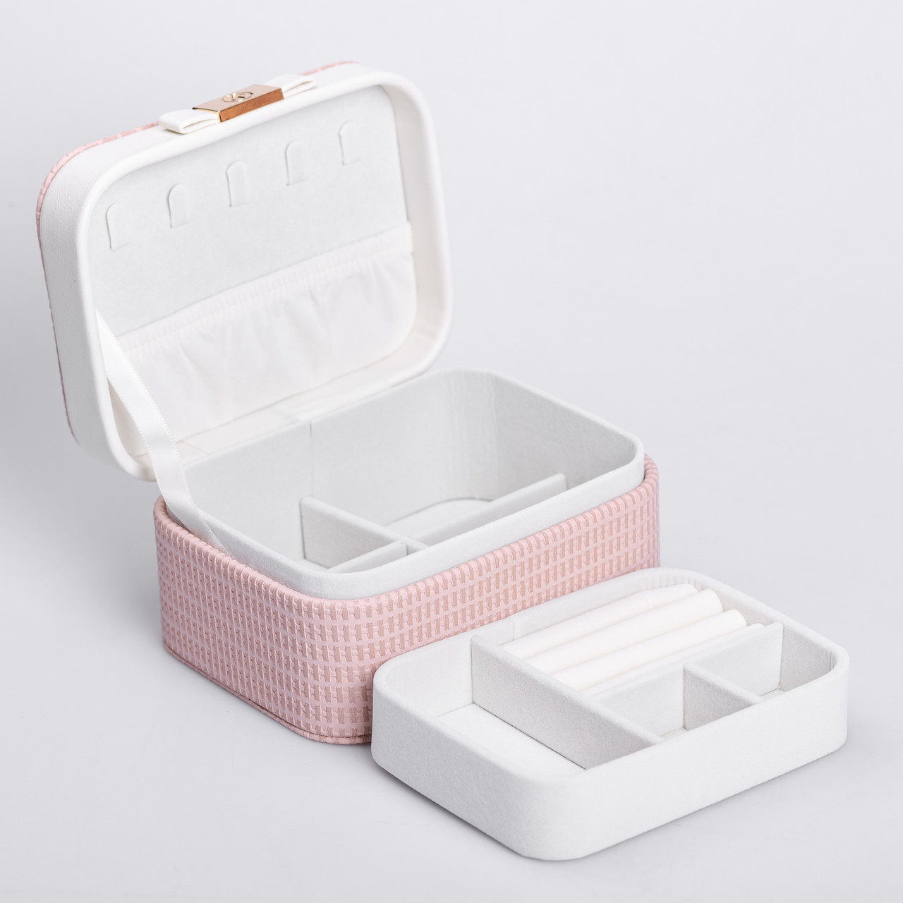 Скринька для прикрас з еко шкіри 15.5×11.5×8.5 органайзер для ювелірних виробів