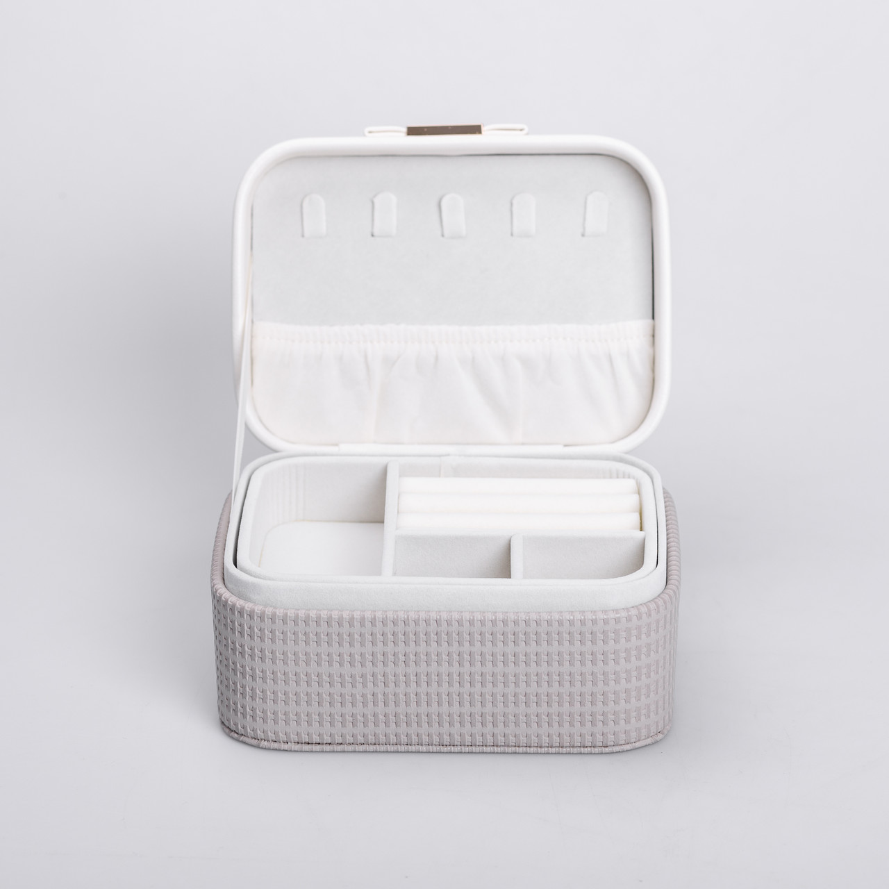 Скринька для прикрас з еко шкіри 15.5×11.5×8.5 органайзер для ювелірних виробів