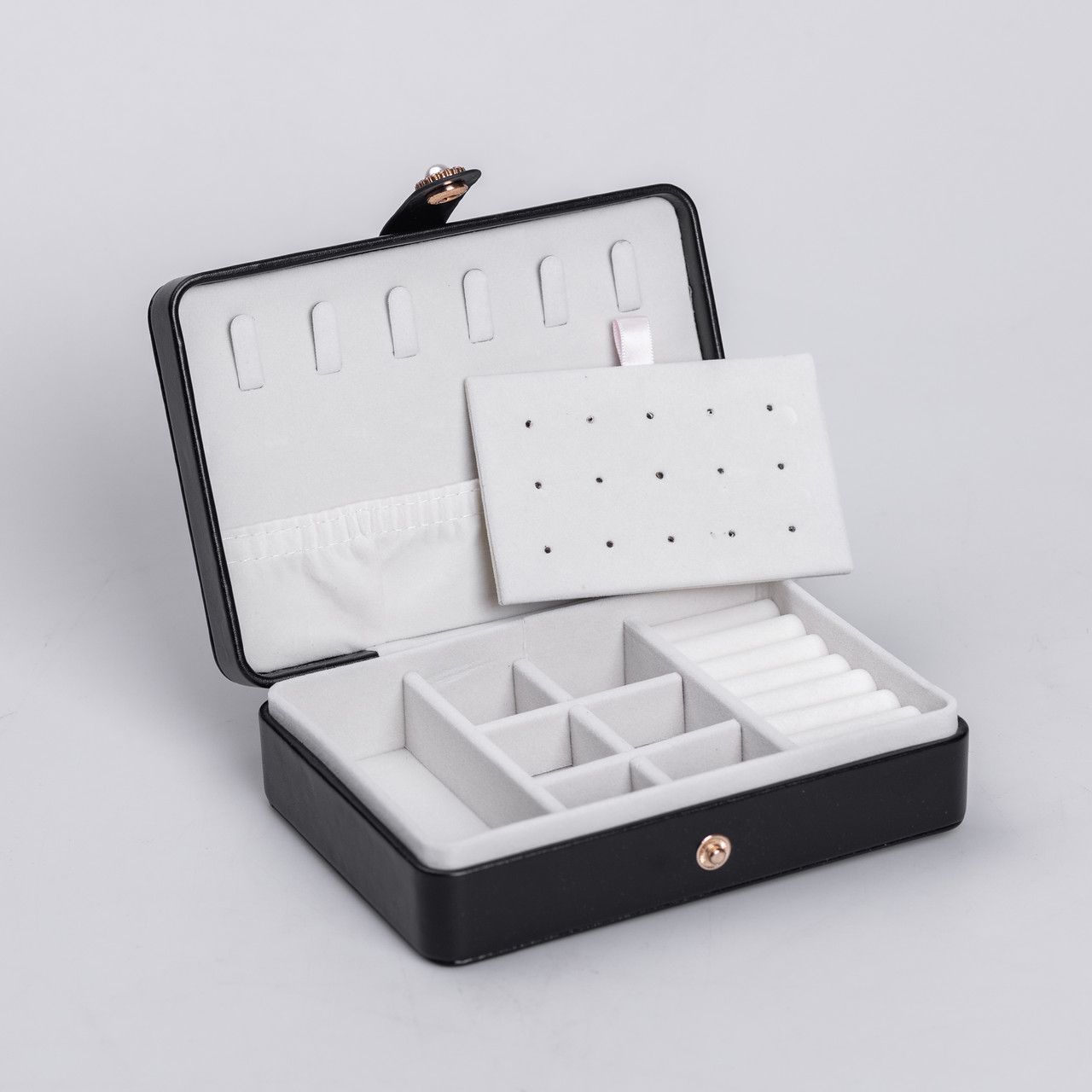 Скринька для прикрас з еко шкіри 16×11×4.7 см органайзер для ювелірних виробів