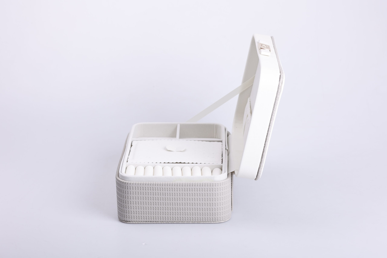 Скринька для прикрас із еко шкіри 24.5×17×10 органайзер для ювелірних виробів