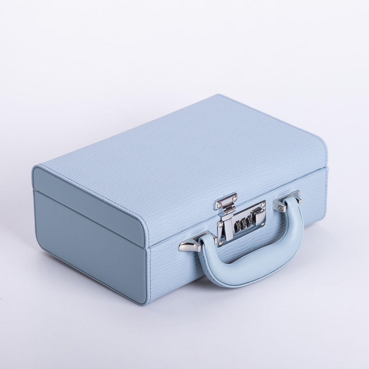 Скринька для прикрас з еко шкіри 2 яруси з кодовим замком органайзер для ювелірних виробів