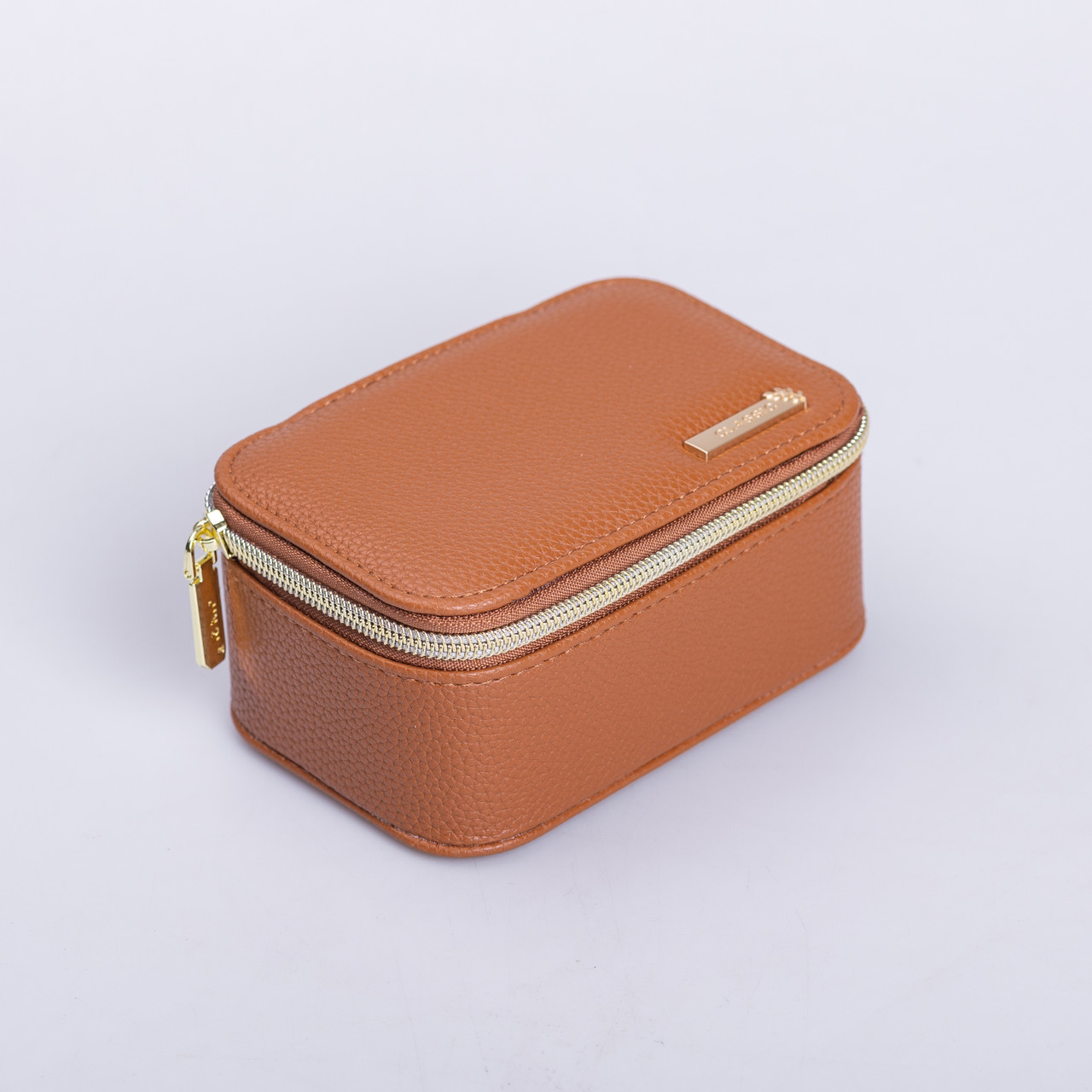 Скринька для прикрас з еко шкіри на блискавці міні органайзер для ювелірних виробів