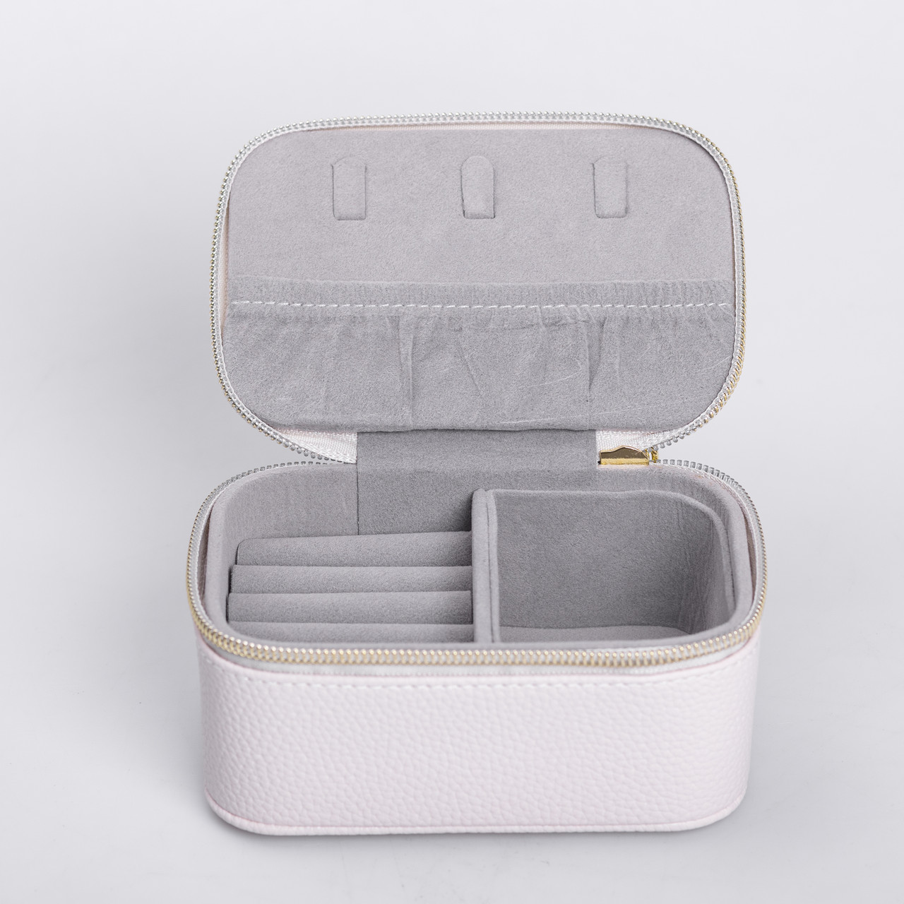 Скринька для прикрас з еко шкіри на блискавці міні органайзер для ювелірних виробів