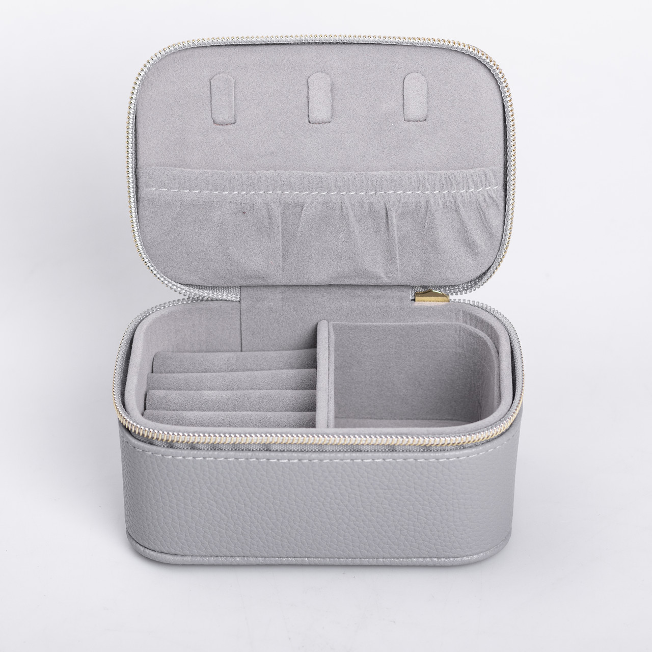 Скринька для прикрас з еко шкіри на блискавці міні органайзер для ювелірних виробів