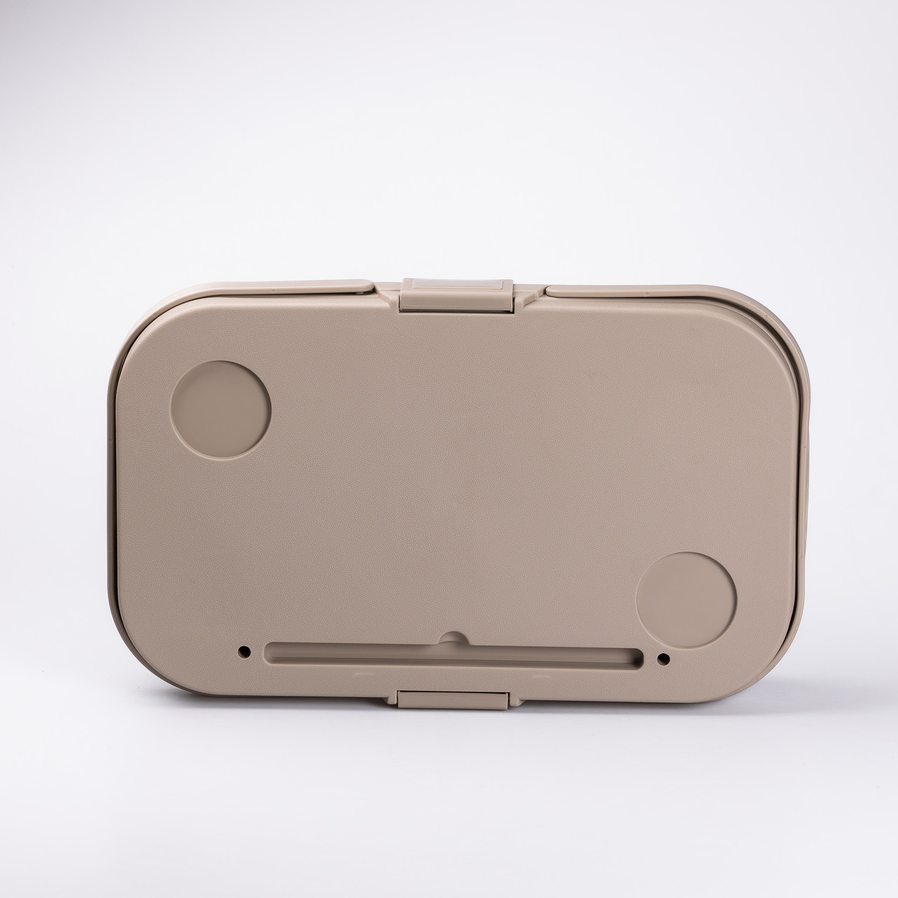 Складний кошик для пікніка з кришкою-столиком 44.8х26х14 см Бежевий