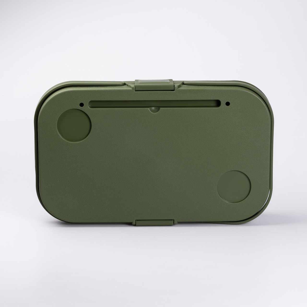 Складний кошик для пікніка з кришкою-столиком 44.8х26х14 см Зелений