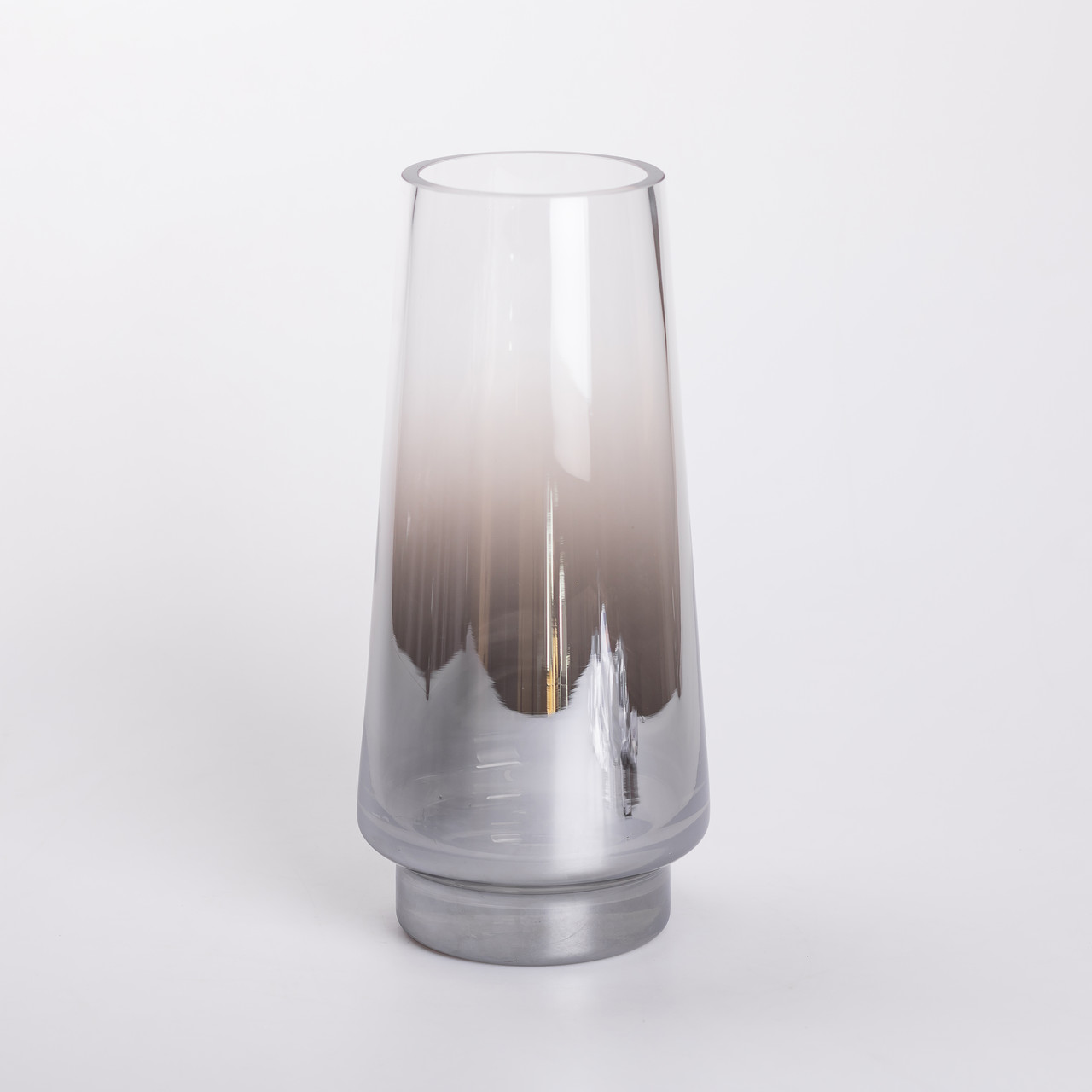 Скляна ваза для квітів 2.6 л декоративна прозора ваза для букета 30 см декоративна прозора ваза для букета 30 см