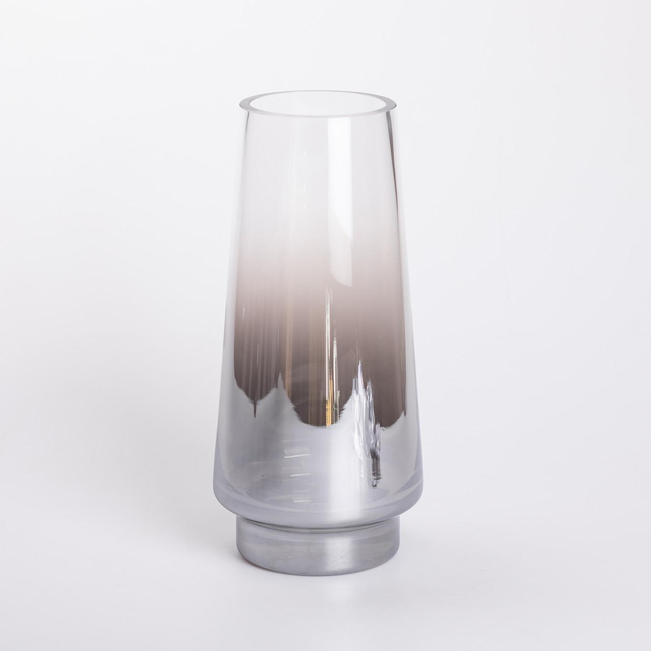 Скляна ваза для квітів 2.6 л декоративна прозора ваза для букета 30 см декоративна прозора ваза для букета 30 см