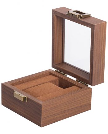 Дерев&apos;яна скринька для наручного годинника 12×12×7.4 см