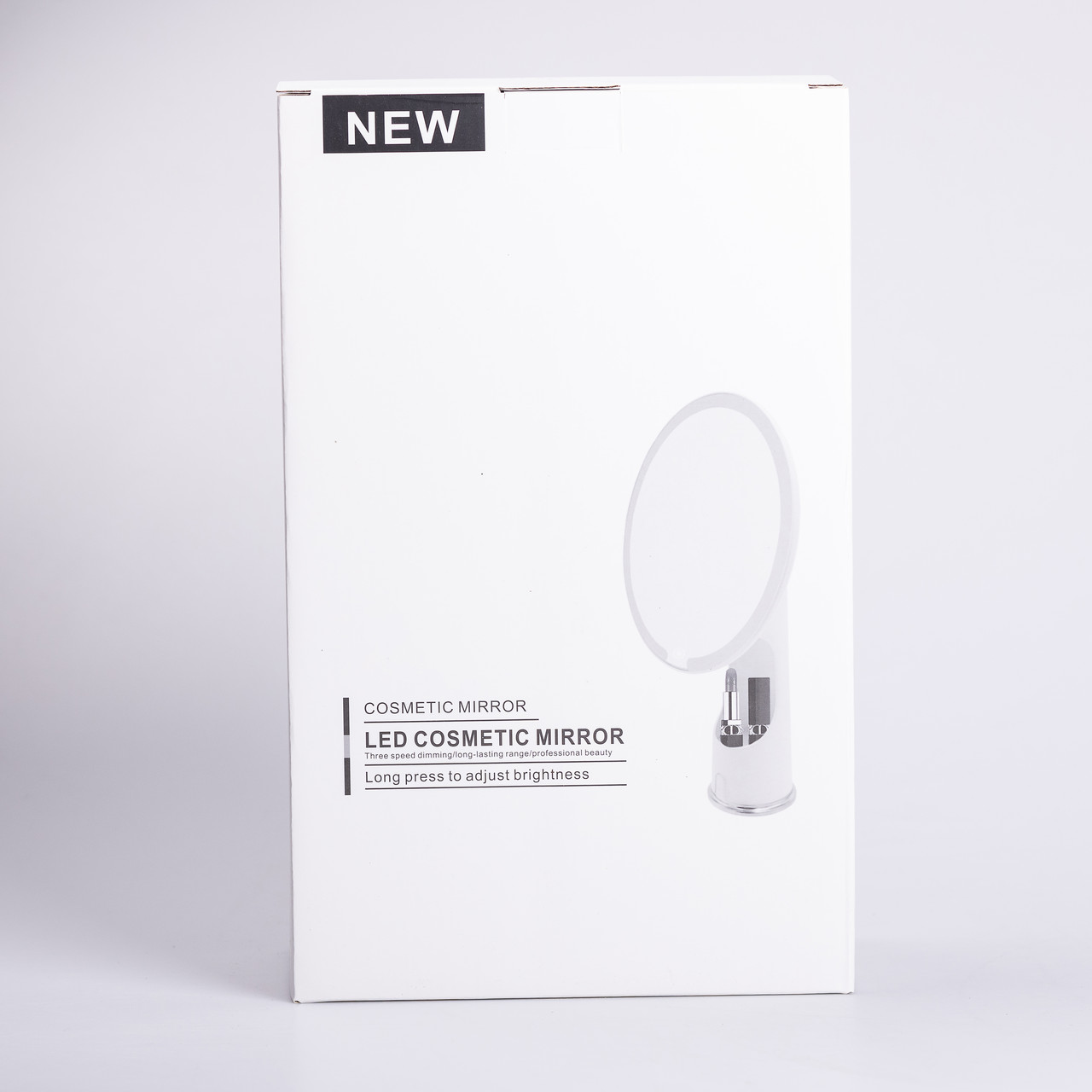 Дзеркало з підсвічуванням настільне косметичне кругле 18.5х10х29 см дзеркало з лед підсвічуванням USB для макіяжу Рожеве