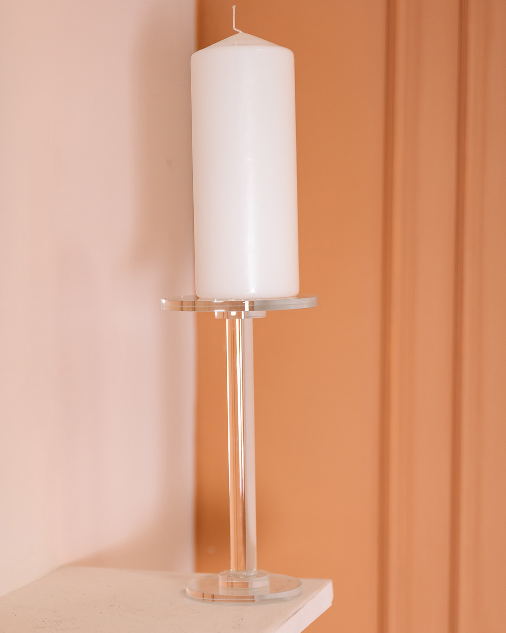 Тортівниця скляна на ніжці 12×23 см кругла стійка для торта, капкейків