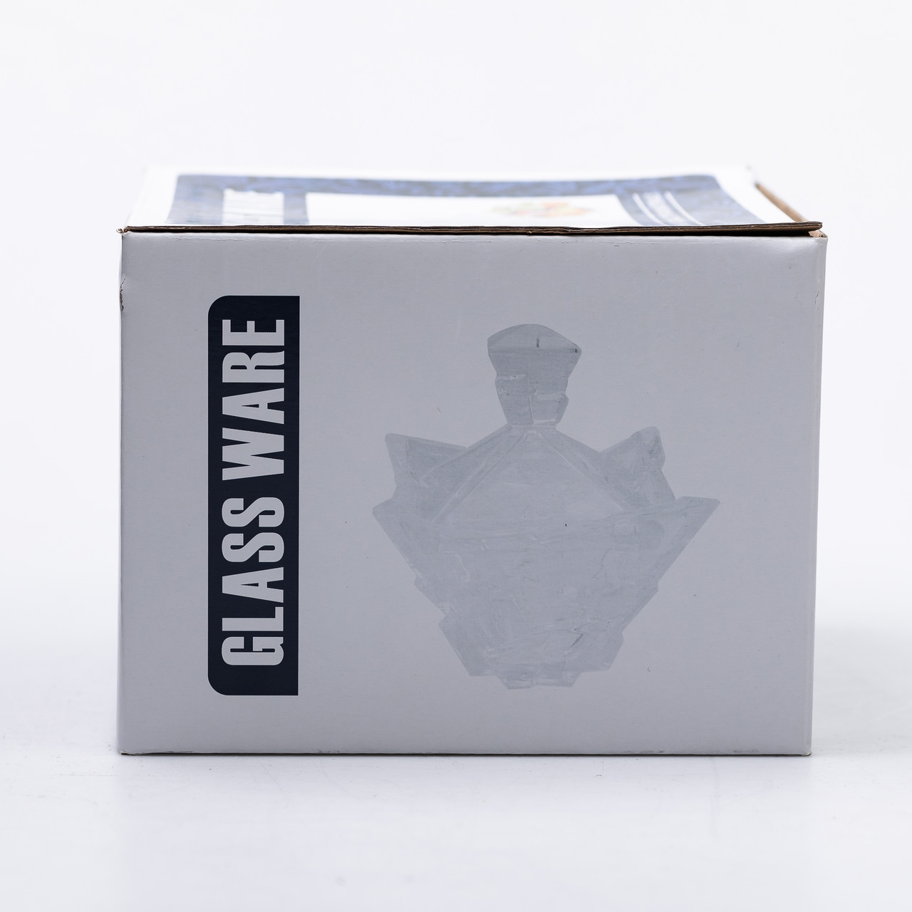 Цукорниця з кришкою 16×16×19 см ваза цукорниця квадратна скляна