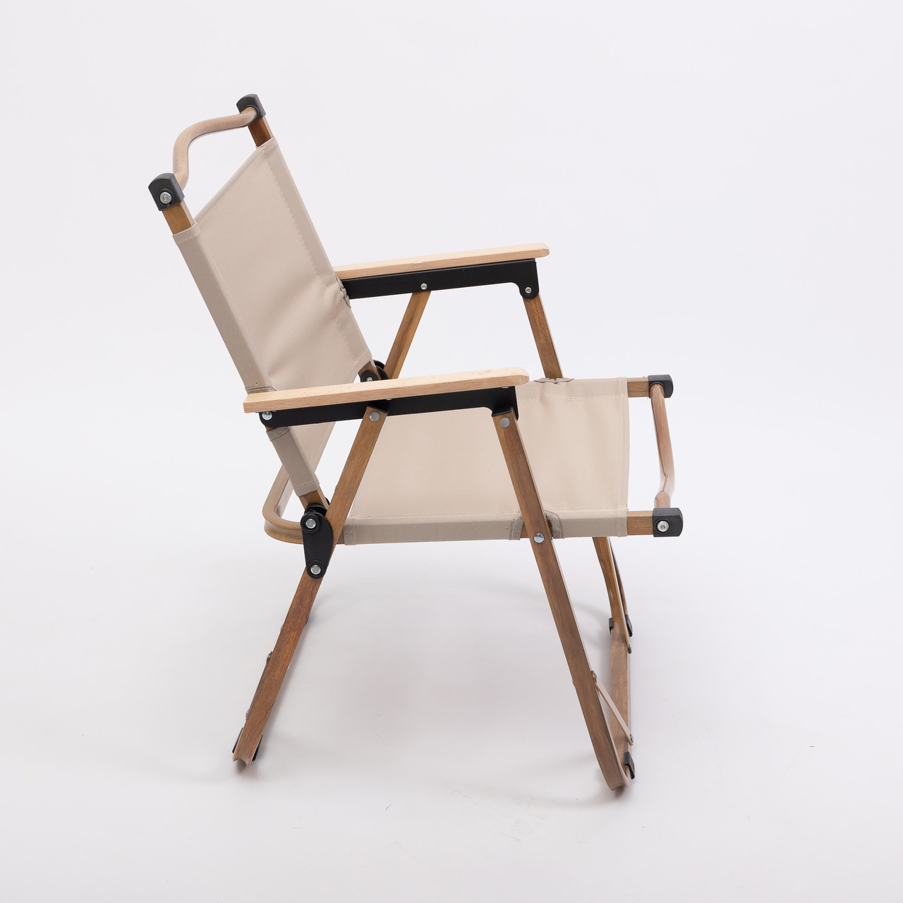 Крісло розкладне туристичне 50×51×64 см крісло складне для пікніка на природу Бежеве