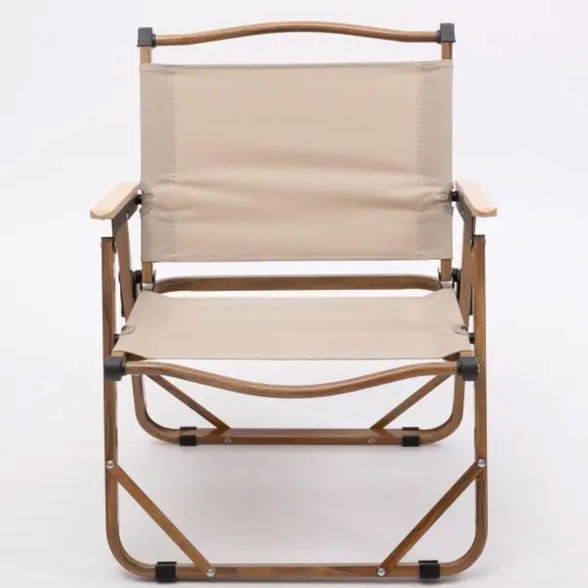 Крісло розкладне туристичне 50×51×64 см крісло складне для пікніка на природу Бежеве