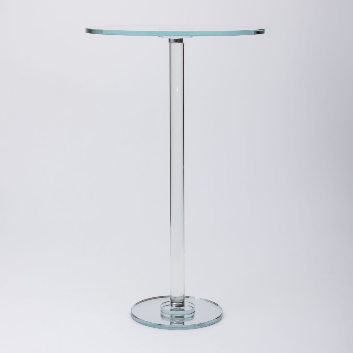 Тортівниця скляна на високій ніжці 30×50 см кругла підставка для торта, капкейків