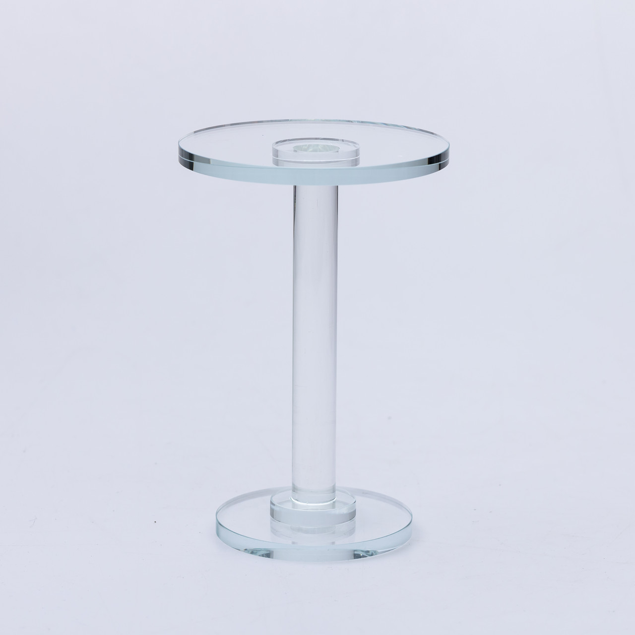 Тортівниця скляна на ніжці 12×18 см кругла стійка для торта, капкейків