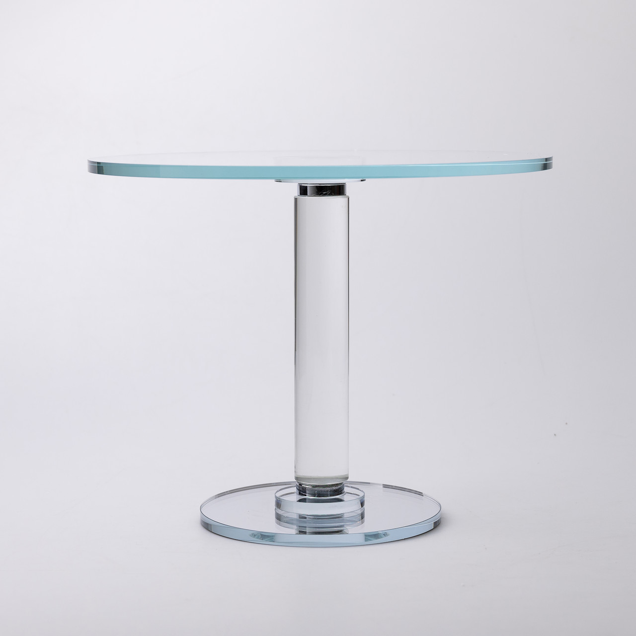 Тортівниця скляна на ніжці 30×24 см підставка для торта, капкейків прозора