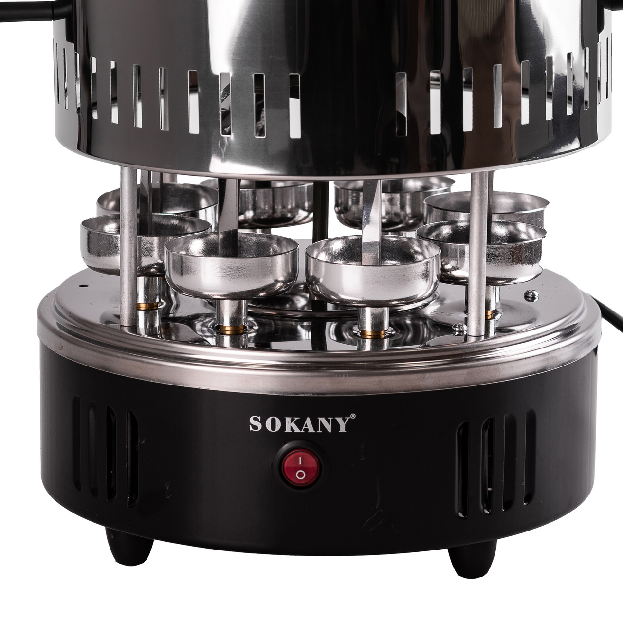Електрошашличниця вертикальна Sokany SK6113 на 8 шампурів 1500 Вт