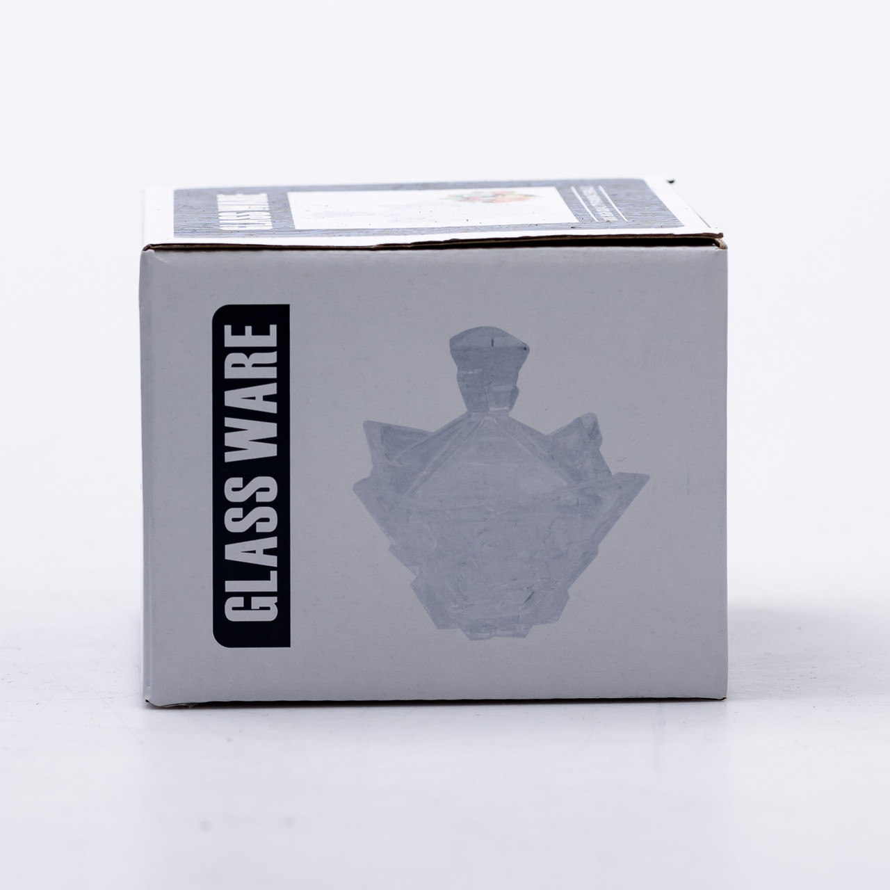 Цукорниця з кришкою 10×10×12 см ваза цукорниця квадратна скляна