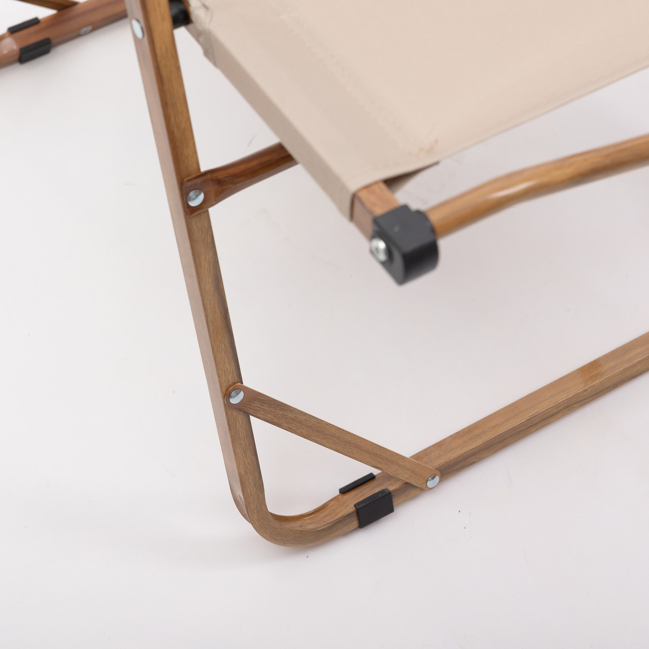 Крісло розкладне туристичне 52×53×77 см крісло складне для кемпінгу на природу Бежеве