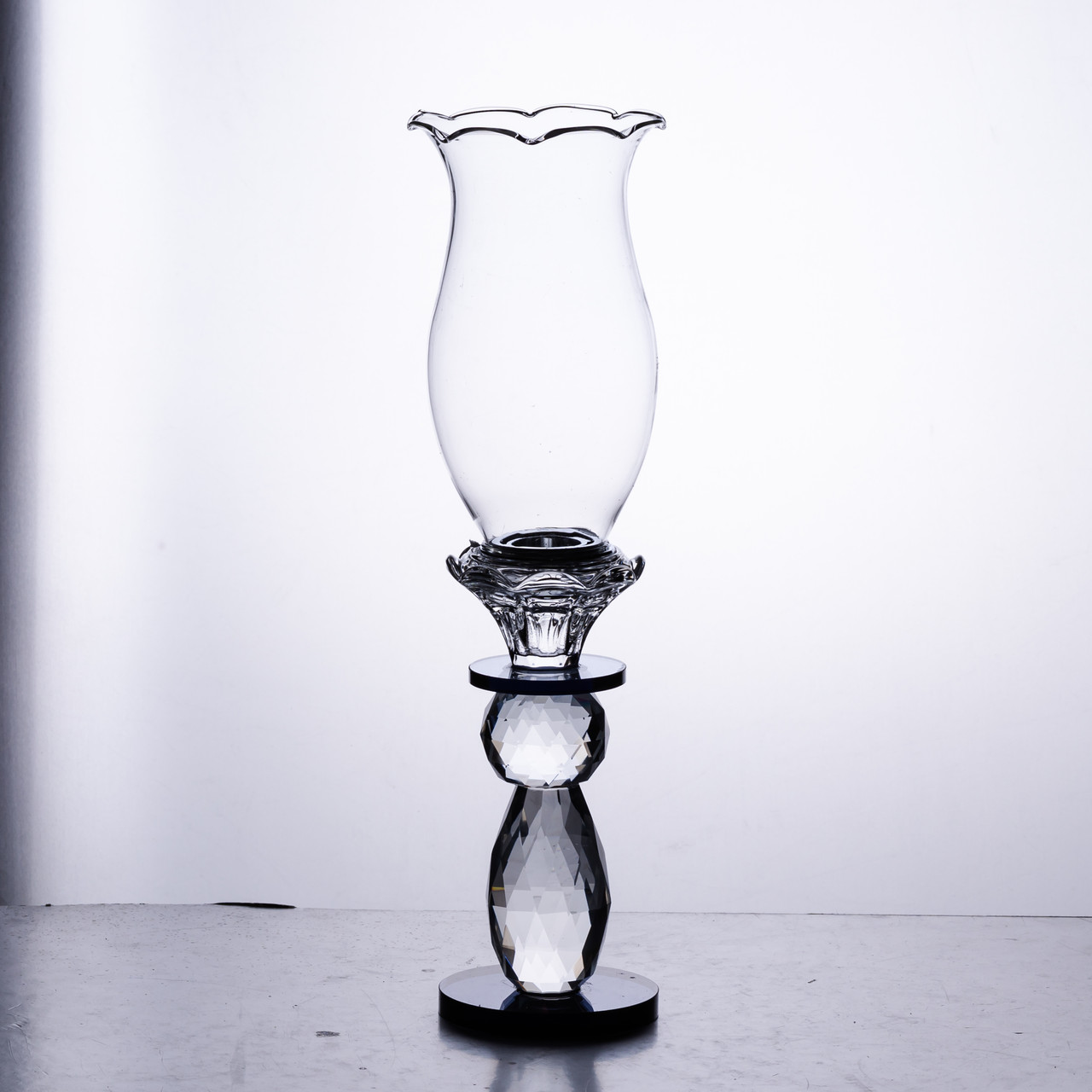 Підсвічник скляний 7×9 см підсвічник декоративний келих на ніжці