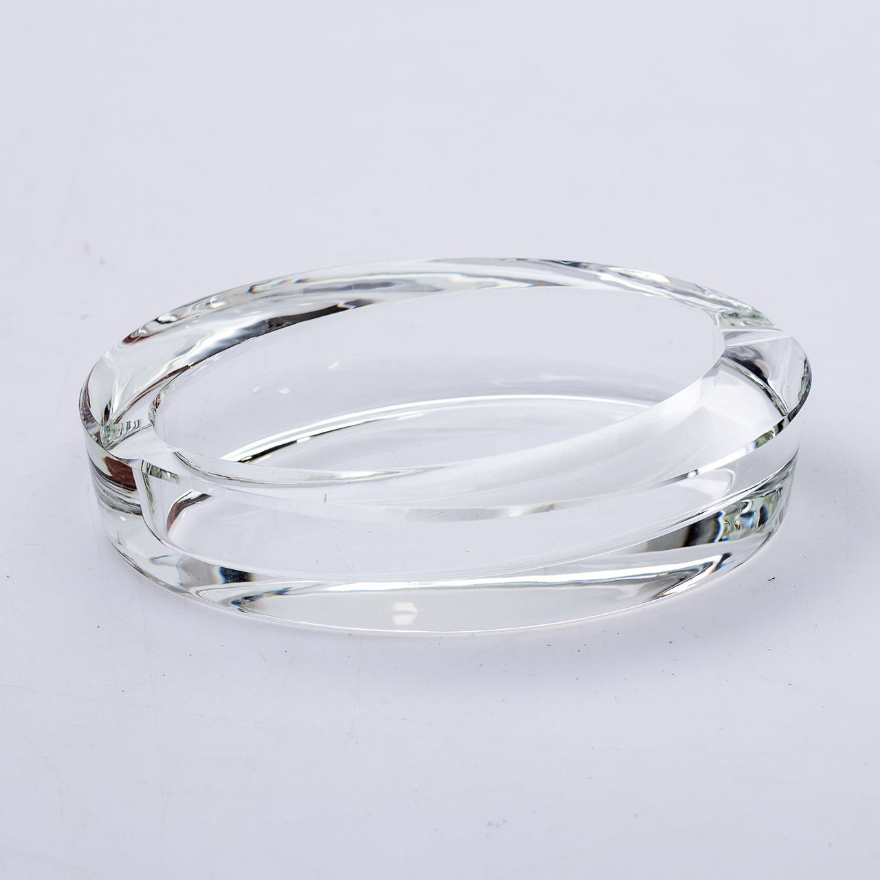 Скляна попільничка для сигарет 13х7.5х2.5 см попільничка декоративна настільна