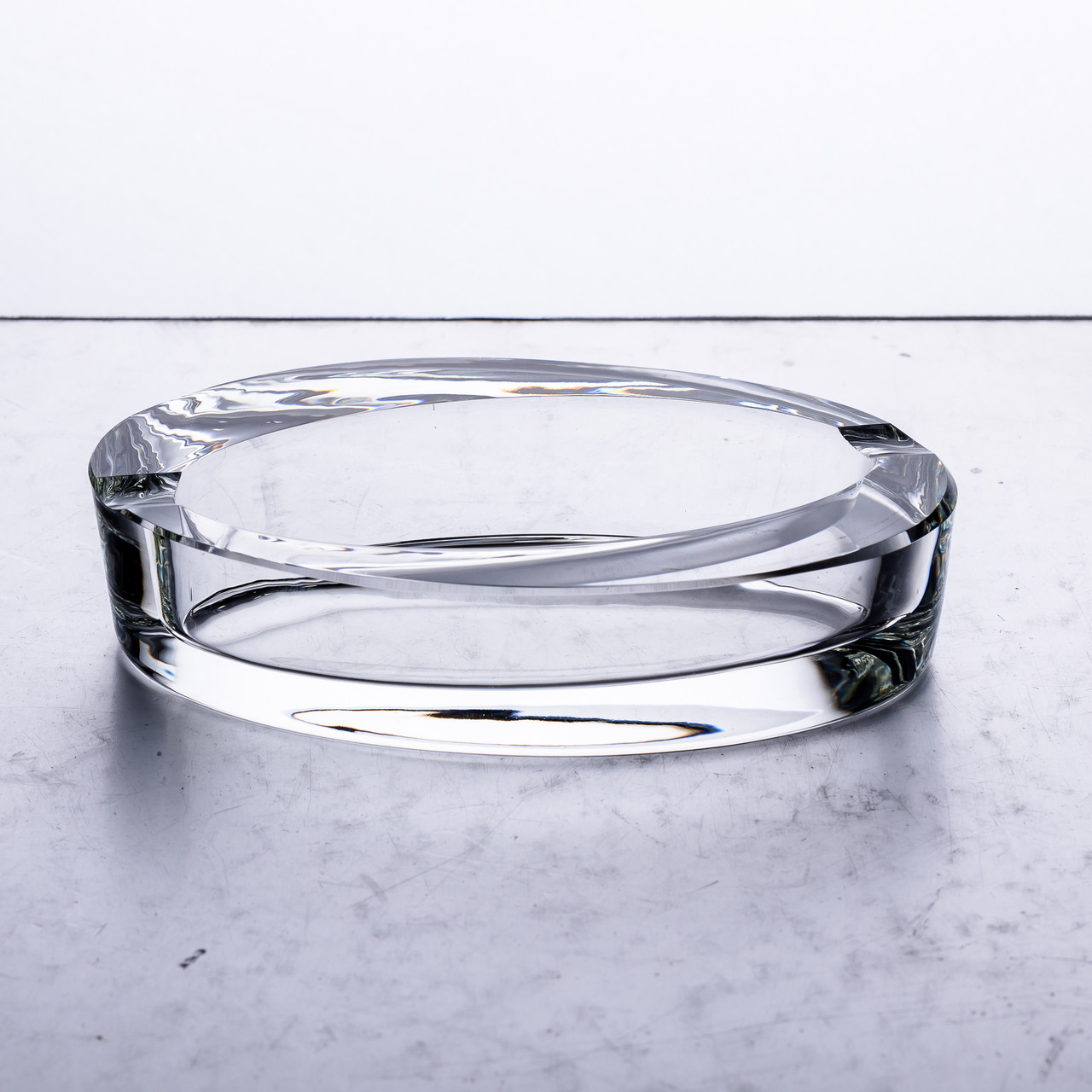 Скляна попільничка для сигарет 13х7.5х2.5 см попільничка декоративна настільна