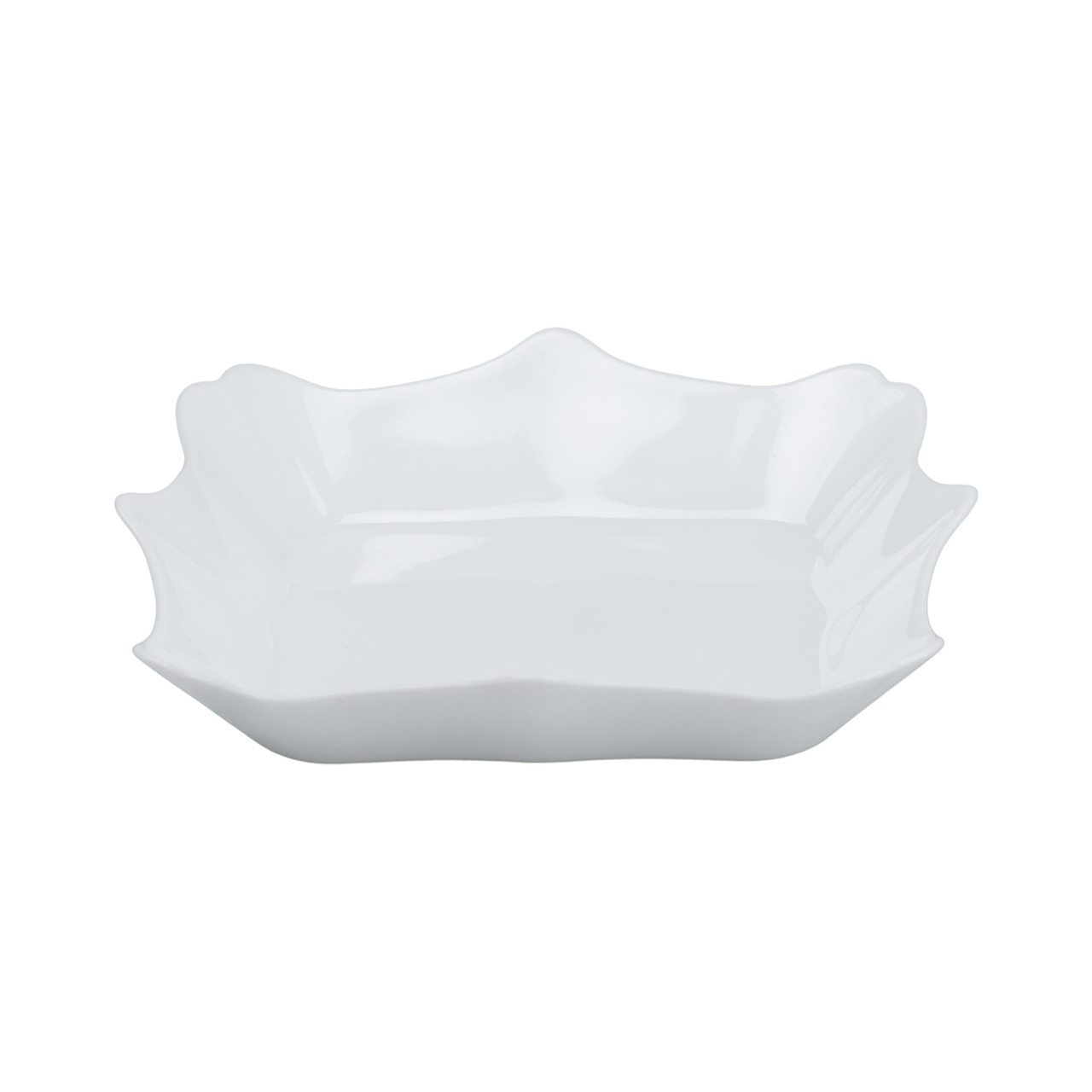 Столовий сервіз тарілок на 6 персон керамічний, білий