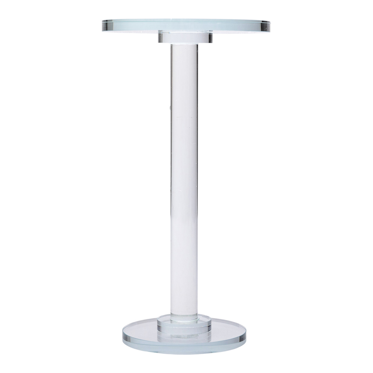 Тортівниця скляна на ніжці 12×23 см кругла стійка для торта, капкейків