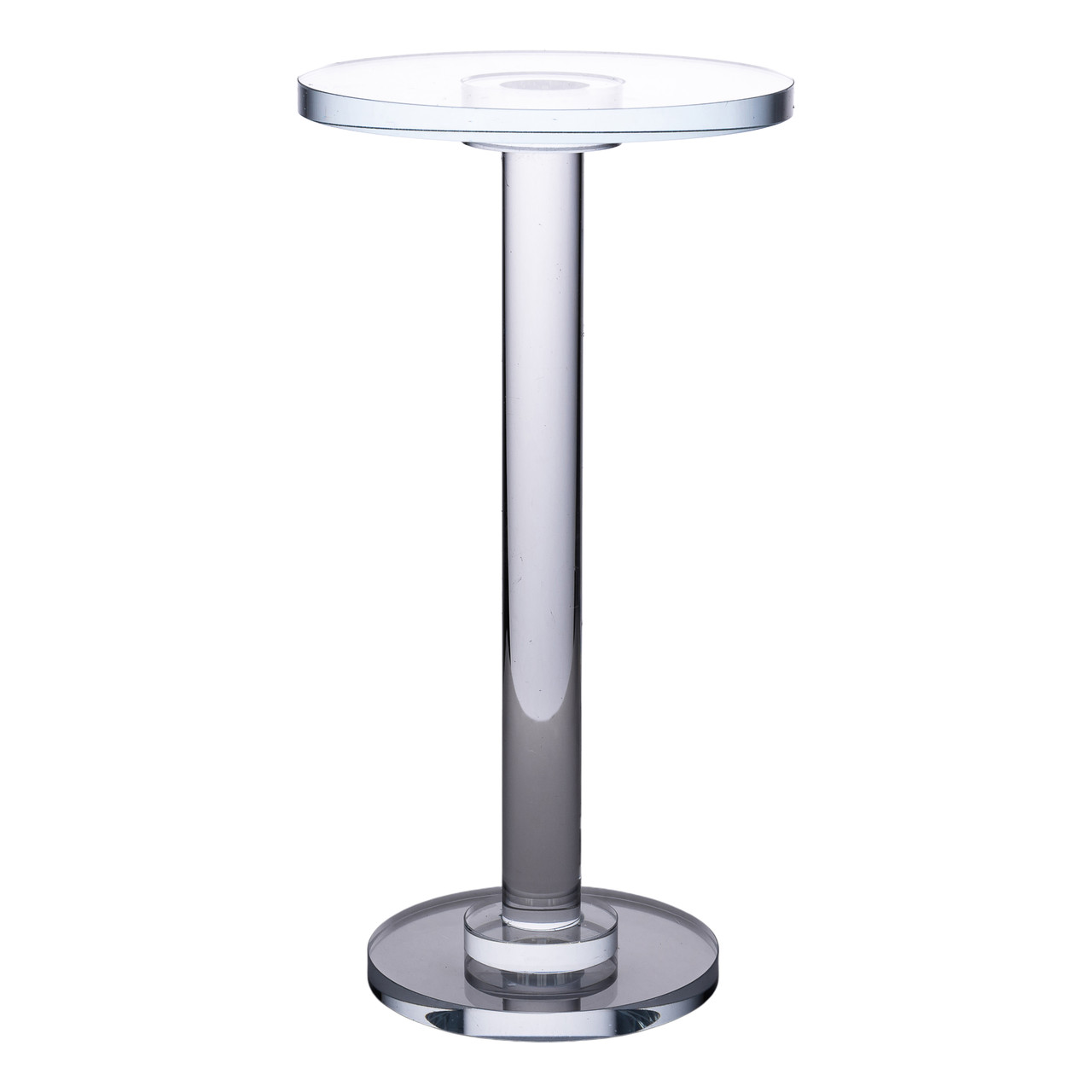 Тортівниця скляна на ніжці 12×23 см кругла стійка для торта, капкейків