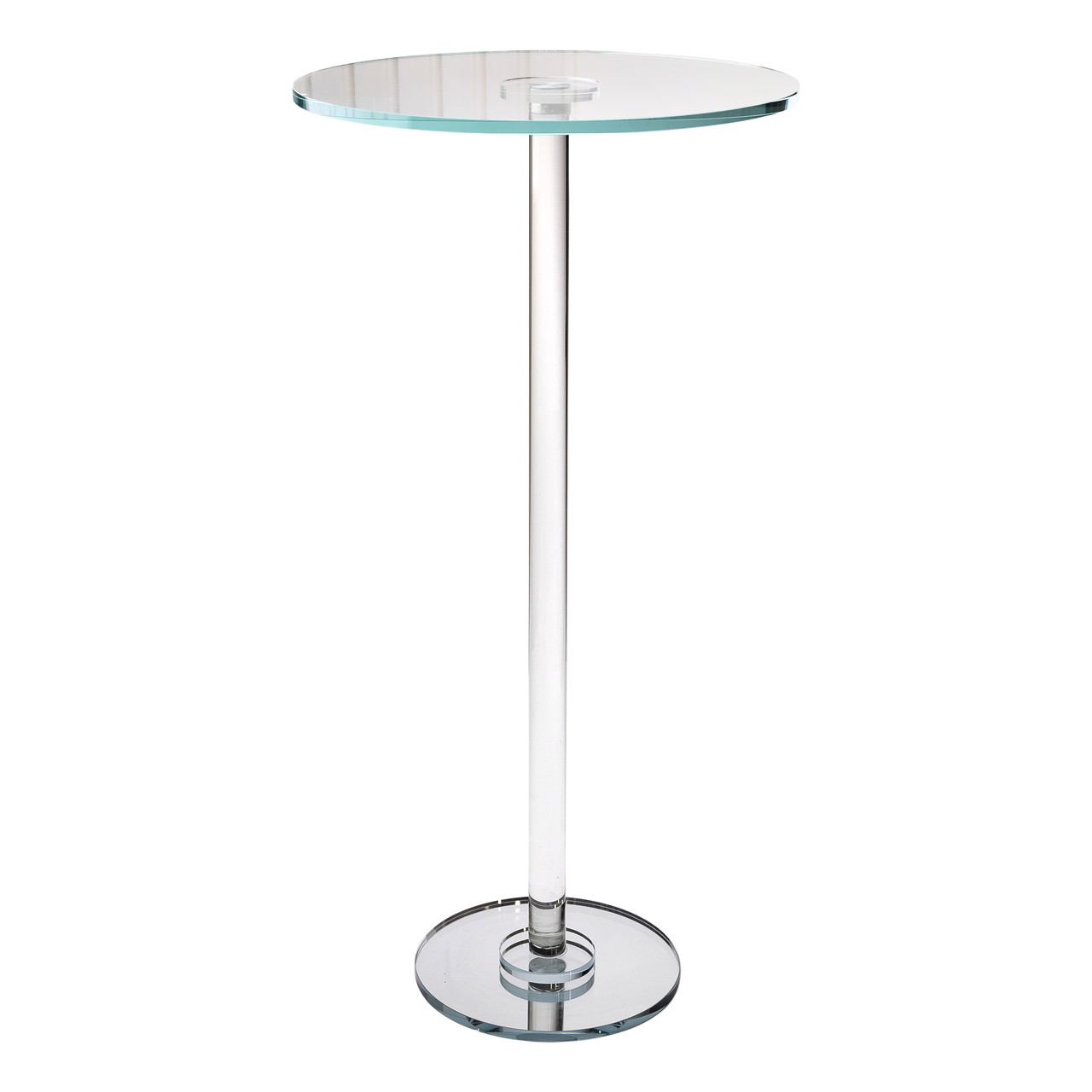 Тортівниця скляна на високій ніжці 30×60 см кругла підставка для торта, капкейків