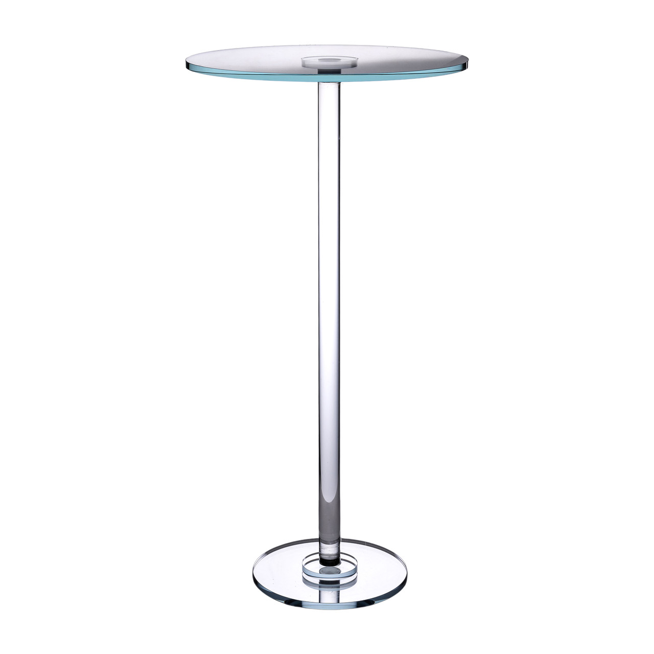 Тортівниця скляна на високій ніжці 30×60 см кругла підставка для торта, капкейків