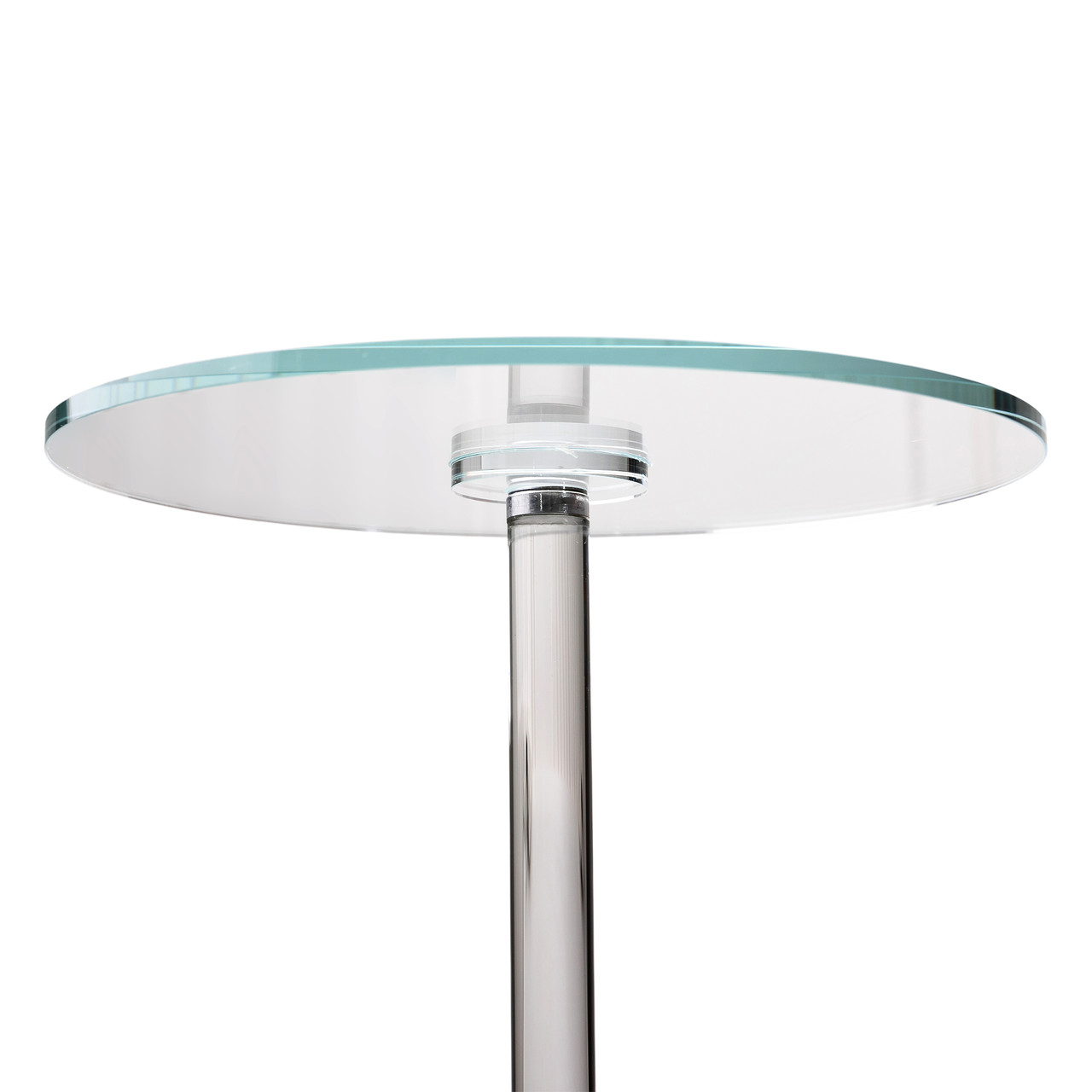 Тортівниця скляна на високій ніжці 30×70 см кругла підставка для торта, капкейків