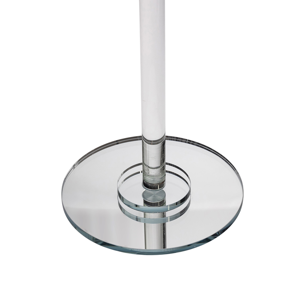 Тортівниця скляна на високій ніжці 30×70 см кругла підставка для торта, капкейків