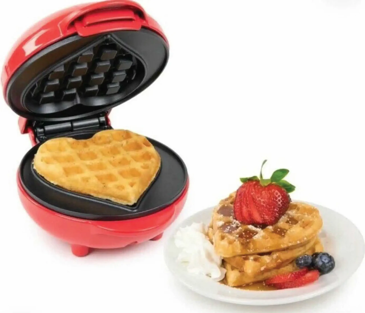 Вафельниця для бельгійських вафель 550 Вт з антипригарним покриттям Sokany SK-BBQ-849