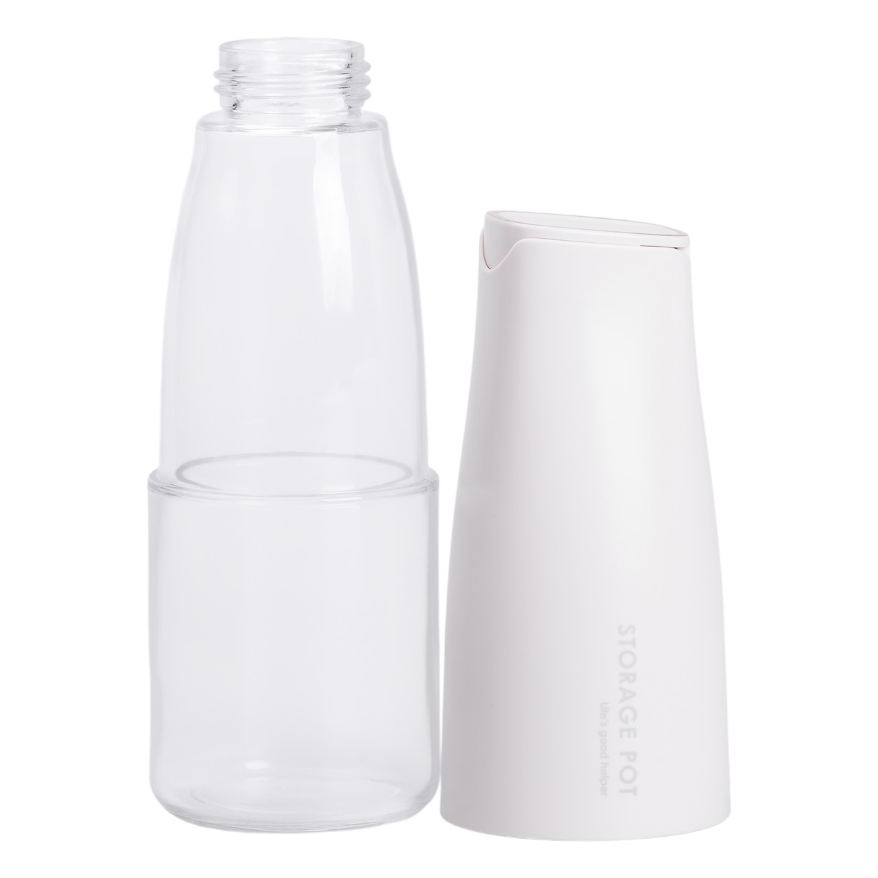 Пляшка для соняшникової олії з гравітаційною кришкою 500 мл пляшка для олії з дозатором Білий HP-34-9W