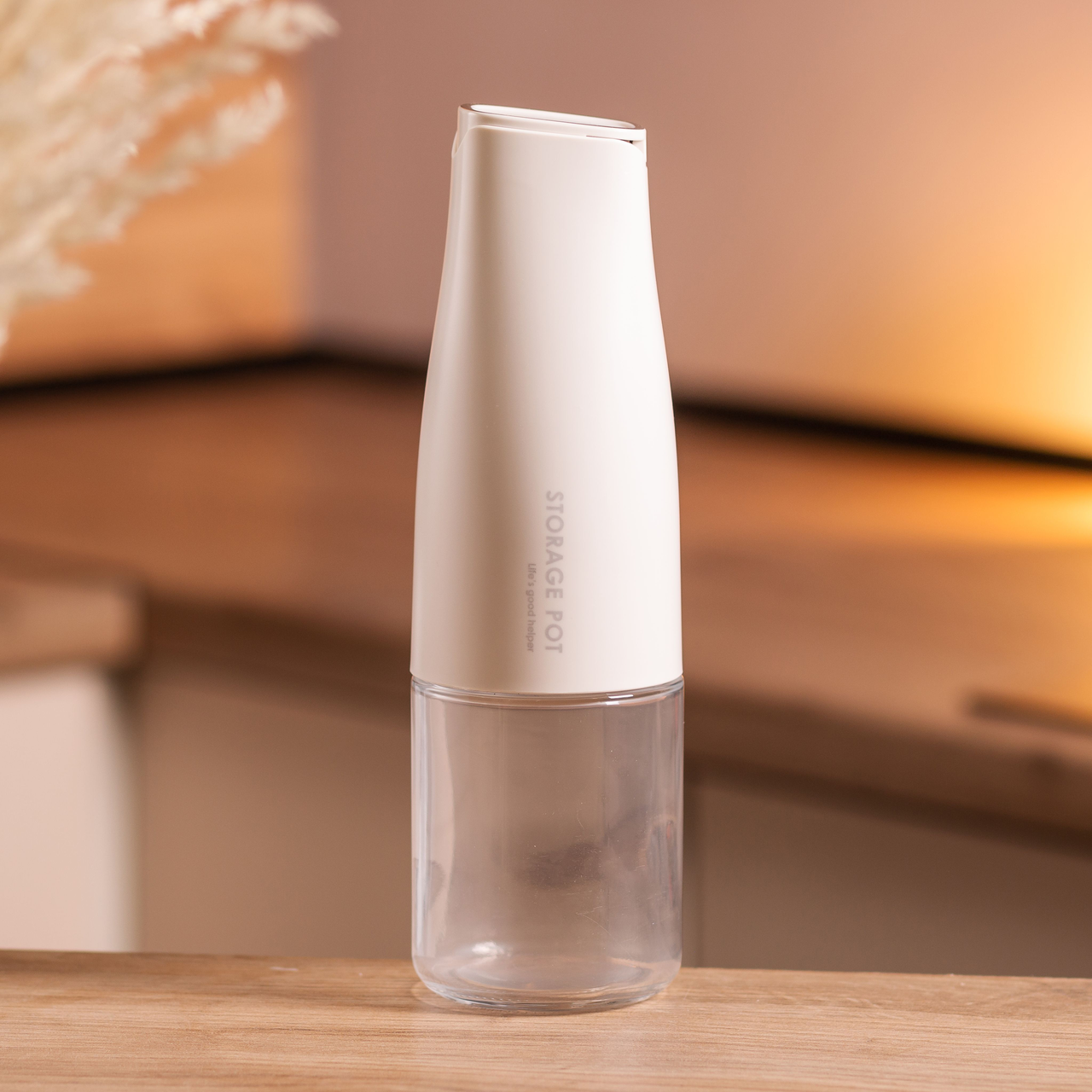 Пляшка для соняшникової олії з гравітаційною кришкою 500 мл пляшка для олії з дозатором Білий HP-34-9W