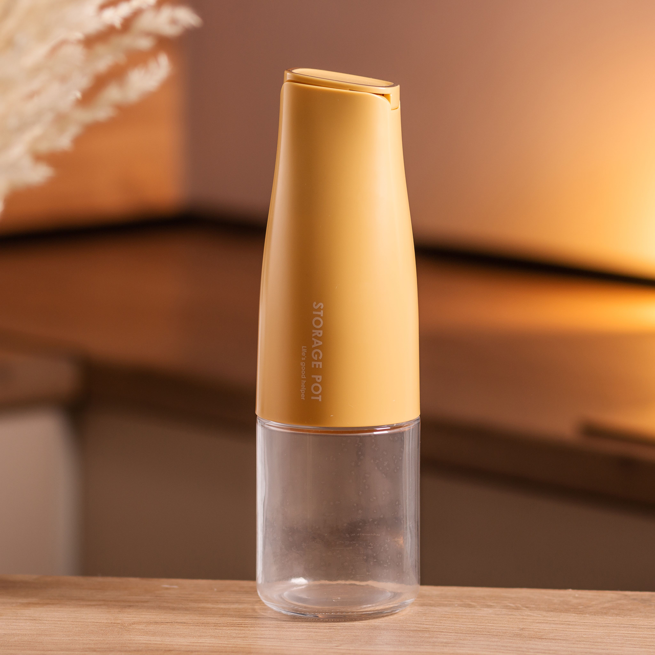 Пляшка для соняшникової олії з гравітаційною кришкою 500 мл пляшка для олії з дозатором Жовтий HP-34-9Y